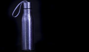 a metal bottle water