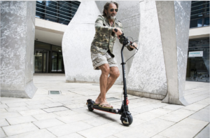 e-scooter improves body coordination